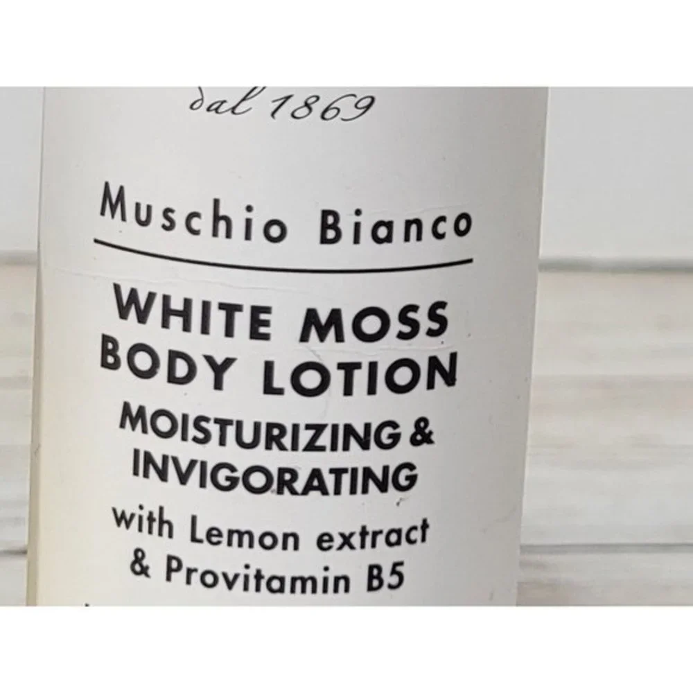 Set of‎ 2 Travel Hotel Size Acca Kappa Muschio Blanco Body Lotion w/ Cleanser